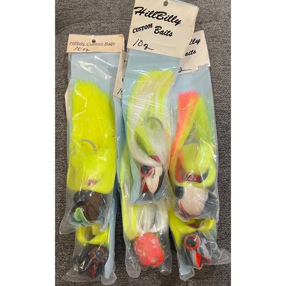 6 pack Striped Bass Parachute Heads -10 oz - Picture 12 of 12